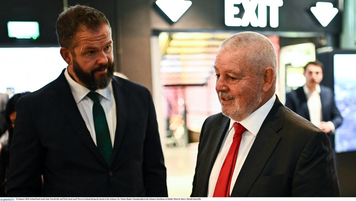 Farrell and Warren Gatland.