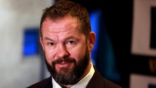 <p>Ireland head coach, Andy Farrell, during the 2024 Guinness Men's Six Nations Launch.</p>