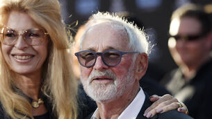 Norman Jewison, centre, appears with his wife Lynne St David at the 2017 TCM Classic Film Festival in Los Angeles (Chris Pizzello/Invision/AP) Norman Jewison, centre, appears with his wife Lynne St David at the 2017 TCM Classic Film Festival in Los Angeles (Chris Pizzello/Invision/AP)