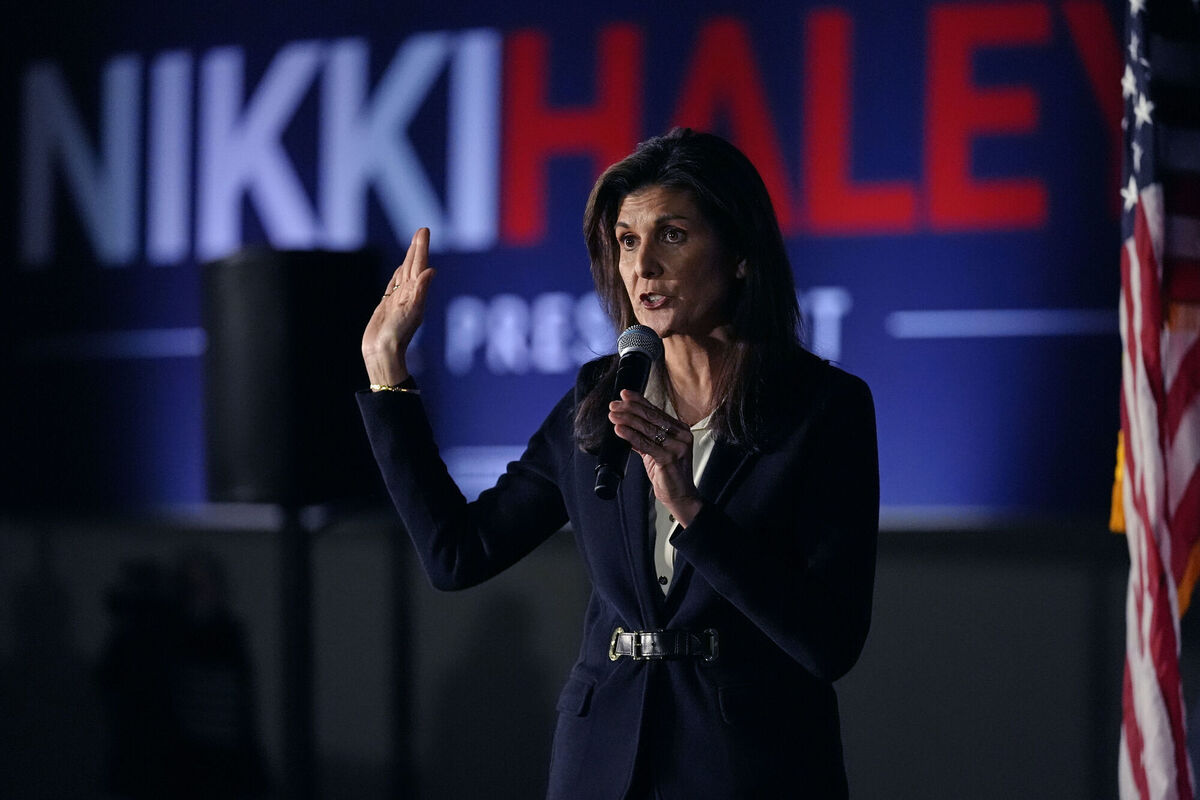 In the final days before New Hampshire’s primary, Haley went after Trump more aggressively, questioning his mental fitness and accusing him of cozying up to dictators and autocrats. Picture: AP Photo/Charles Krupa In the final days before New Hampshire’s primary, Haley went after Trump more aggressively, questioning his mental fitness and accusing him of cozying up to dictators and autocrats. Picture: AP Photo/Charles Krupa