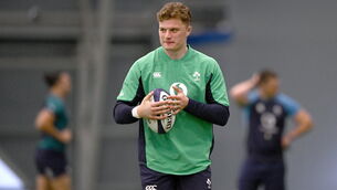 <p>Cian Prendergast has earned a call-up to Andy Farrell's squad. Picture: Harry Murphy/Sportsfile</p>
