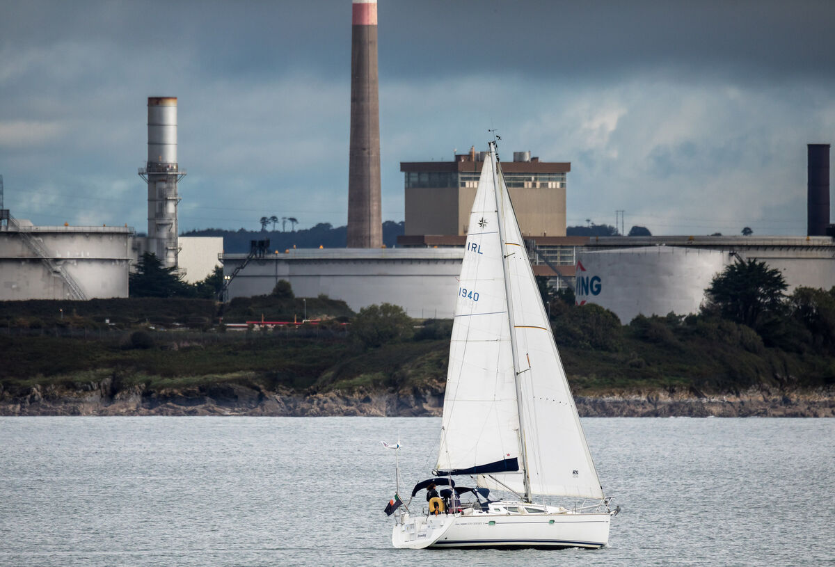Irving Oil's spill response team was continuing clean-up on Tuesday, and are assessing impacts to the shoreline, waterbody and local ecology as a result of the spill. Picture: David Creedon