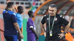 <p>Jalel Kadri looks on from the touchline during the Africa Cup of Nations (CAN) 2024 group E football match between South Africa and Tunisia. Pic: FADEL SENNA, AFP via Getty Images</p>