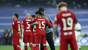 Liverpool, who bowed out of last season’s Champions League to Real Madrid at the last 16 stage, have dropped four places in the Deloitte Football Money League (Isabel Infantes/PA)