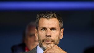 <p>EXIT DOOR: Former footballer Zvonimir Boban looks on prior to kick off of the UEFA Champions League group E match between Dinamo Zagreb and AC Milan. Pic: Jurij Kodrun/Getty Images</p>