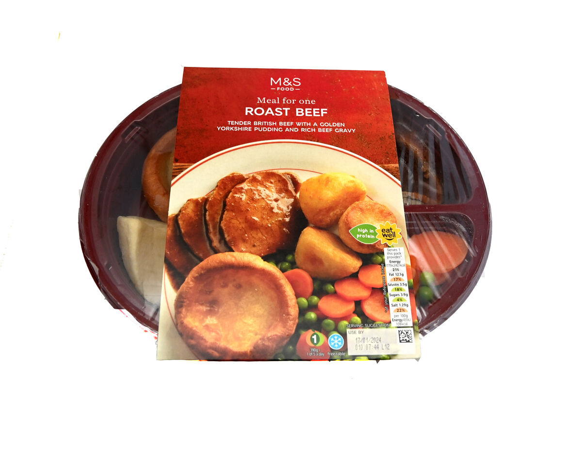 M&amp;S Roast Beef dinner. Picture; Eddie O'Hare