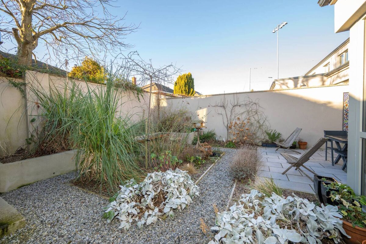 The rear garden at No 67 Aylesbury