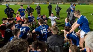 <p>MOVEMBER MARVELS: Cavan players celebrate beating Donegal in the 2020 Ulster final. Pic:  Morgan Treacy, Inpho</p>