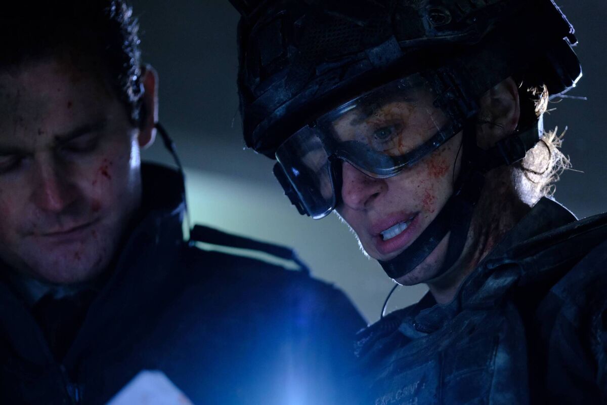 Vicky McClure as Lana Washington and Mark Stanley as DCI Thom Youngblood in Trigger Point; Sunday, 9pm; UTV