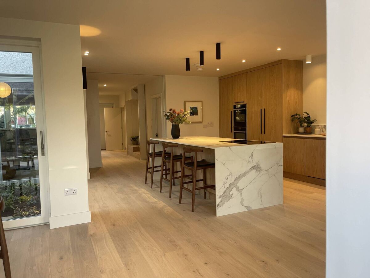 After: The kitchen. After: The kitchen.