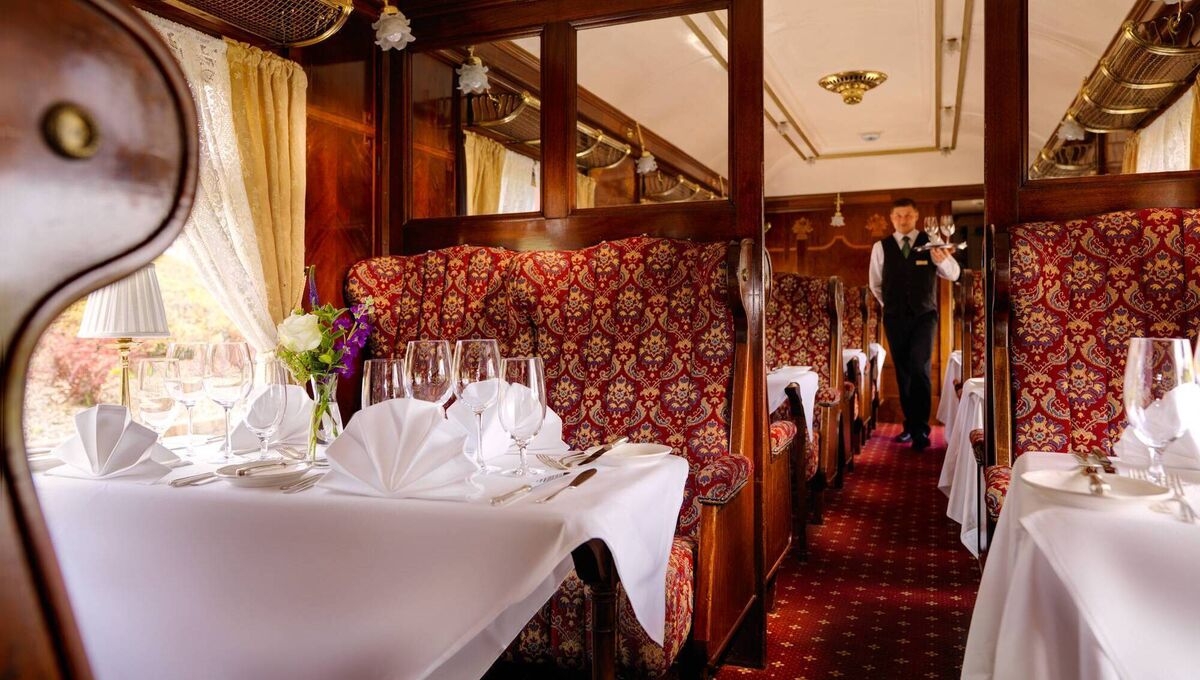Housed within two original carriages from the Orient Express, the Pullman Restaurant at Glenlo Abbey offers an exciting dining experience.