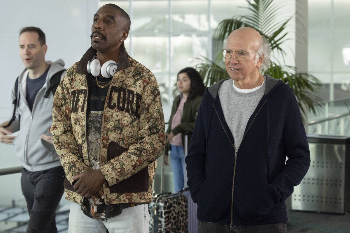 Larry David and Leon (JB Smoove) in Curb Your Enthusiasm. s12 destv