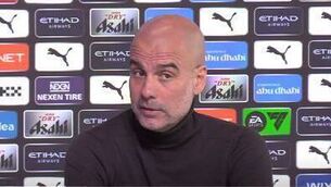 <p>Manchester City boss Pep Guardiola. Pic: Hayters TV</p>