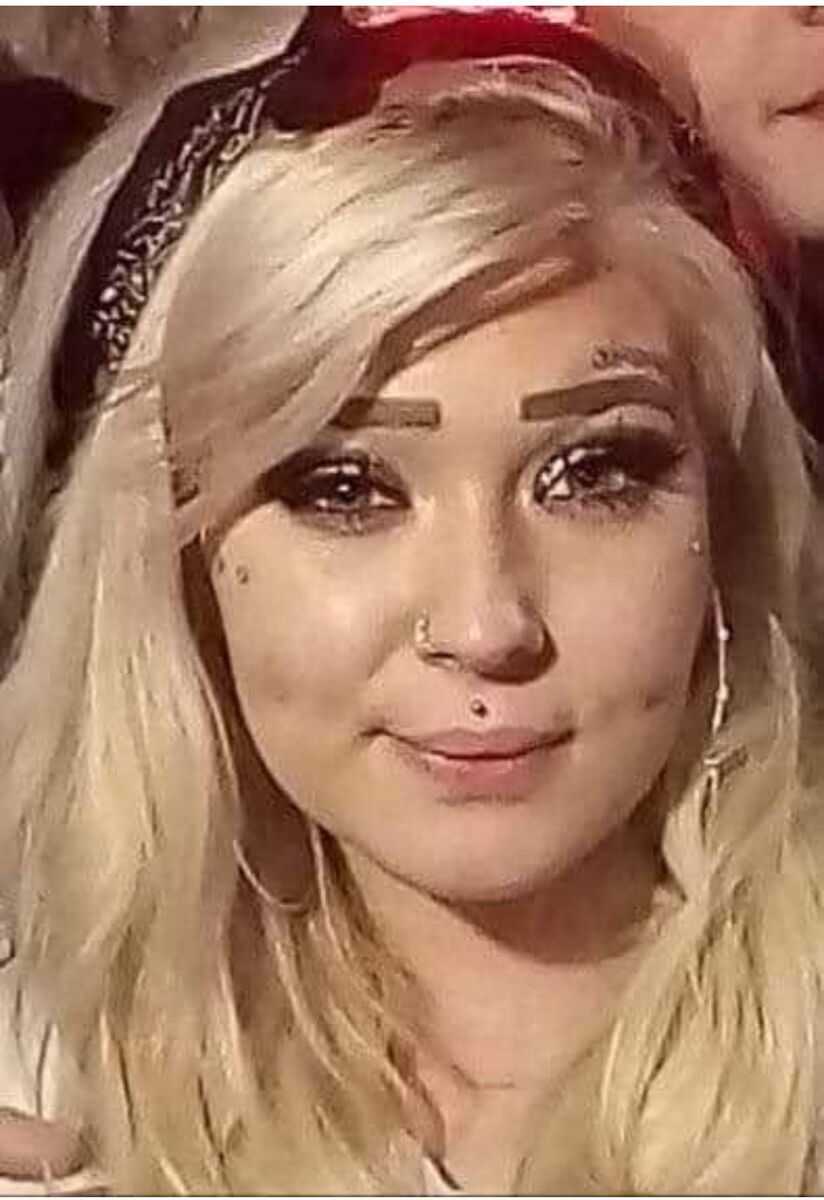 Eve Cleary pictured on July 18 the day before she was admitted to UHL and just days before she died. 