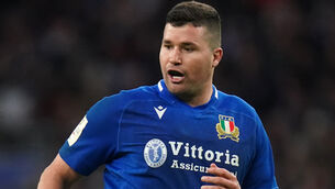 <p>Sebastian Negri admits Italy’s World Cup performance “hurts” . Pic: Adam Davy/PA</p>