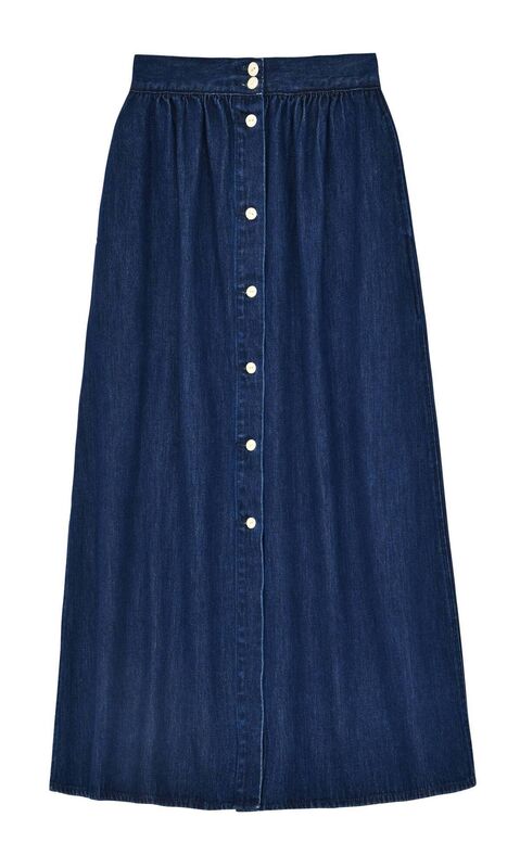 Denim Midaxi Skirt, €69.95, Molly Bracken