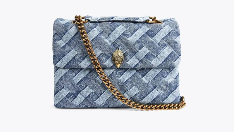 Large Kensington Soft Denim Bag, €245, Kurt Geiger