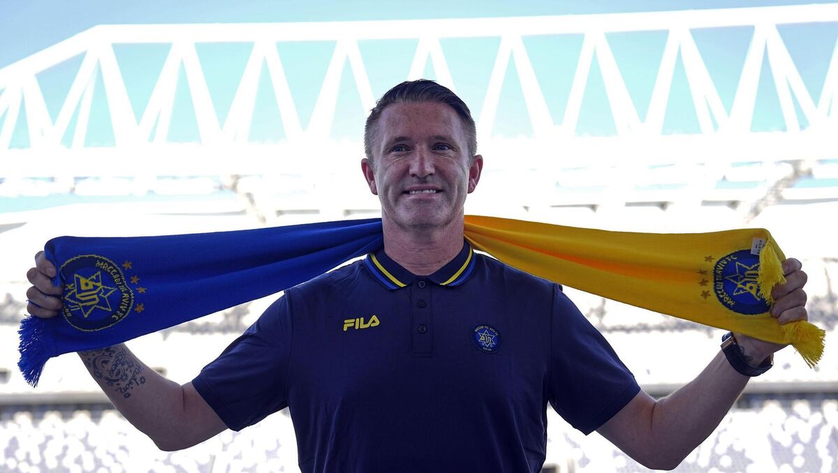 A member of the public said Robbie Keane’s name had been mentioned in two Dáil speeches due to his role with the Israeli soccer club Maccabi Tel Aviv and suggestions of 'sports-washing'. File photo: AP/Ariel Schalit