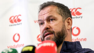 <p>TEAM NAMED: Head coach Andy Farrell has named his Ireland team to face France. Pic Credit. Dan Sheridan, Inpho.</p>