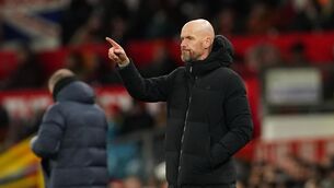 <p>Erik ten Hag says his Manchester United players have to be disciplined on and off the pitch (Martin Rickett/PA)</p>