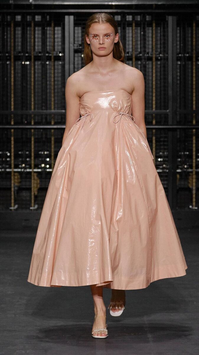  A model walks the runway at the spring/summer 2024 Simone Rocha fashion show. Photo: Ben Broomfield