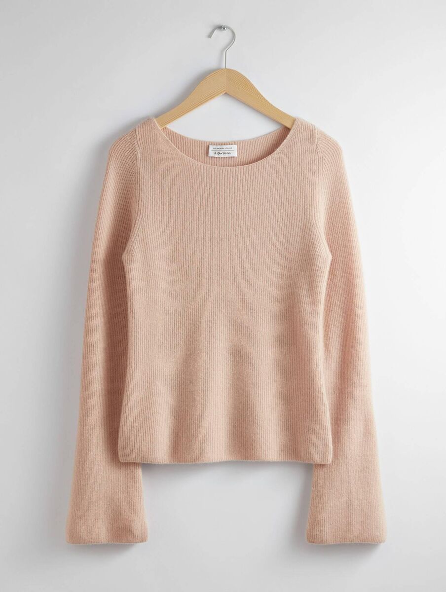 Bell sleeve cashmere jumper, &amp; Other Stories, €179