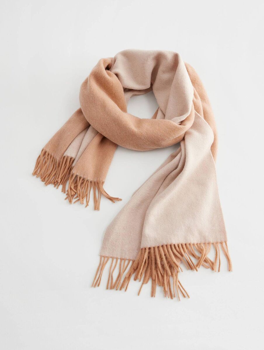 Fringed wool blanket scarf, &amp; Other Stories, €49