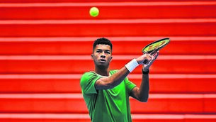 <p>GAME, SET, AND MATCH: Michael Agwi says he is doesn’t want to ‘set goals’ ahead of Ireland’s Davis Cup World Group One play-off first round match with Austria. <span class="contextmenu emphasis CaptionCredit">Pic: Piaras Ó Mídheach, Sportsfile</span>
            </p>