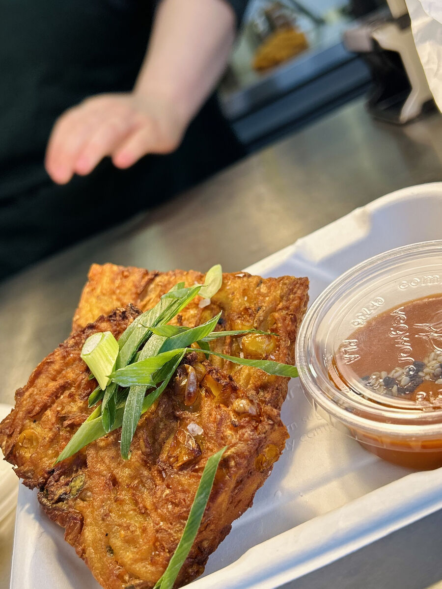 Hash Browns at Meb's