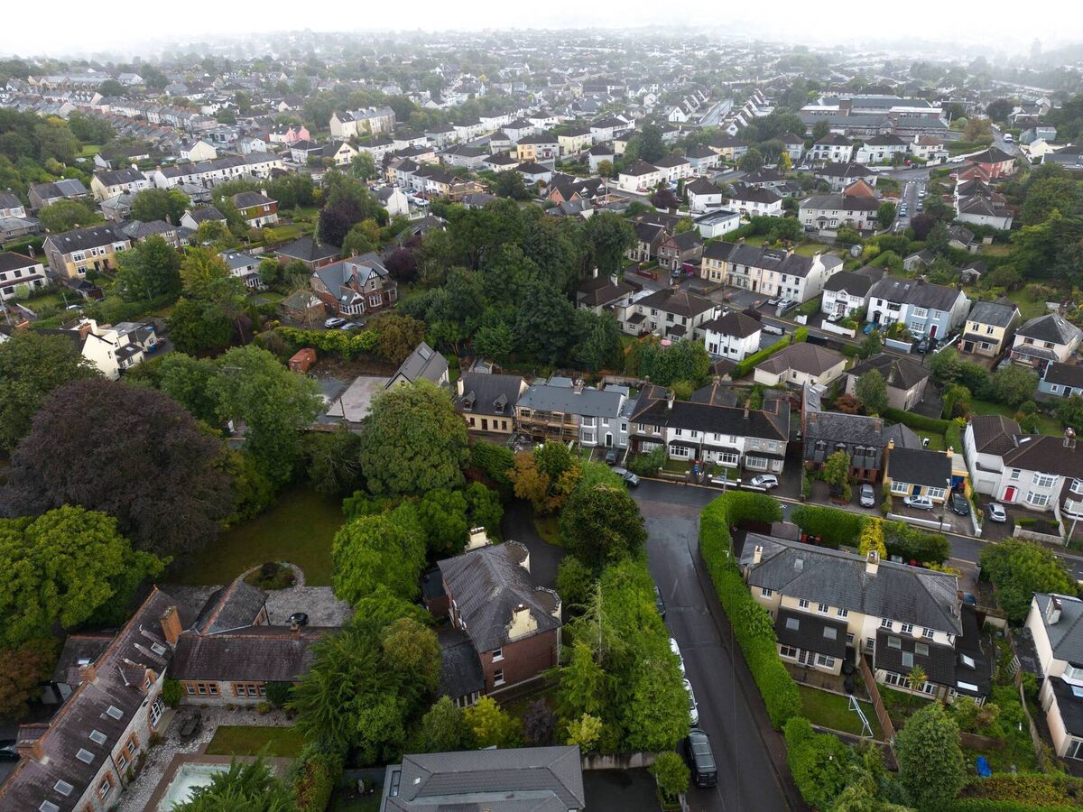 Mapleholme, centre of pic, with Denson part-obscured by the trees above