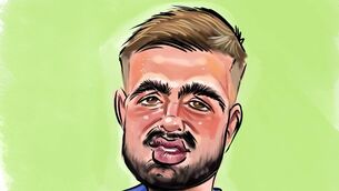 <p>New French captain, Gregory Alldritt. Drawing: Niall O'Loughlin</p>