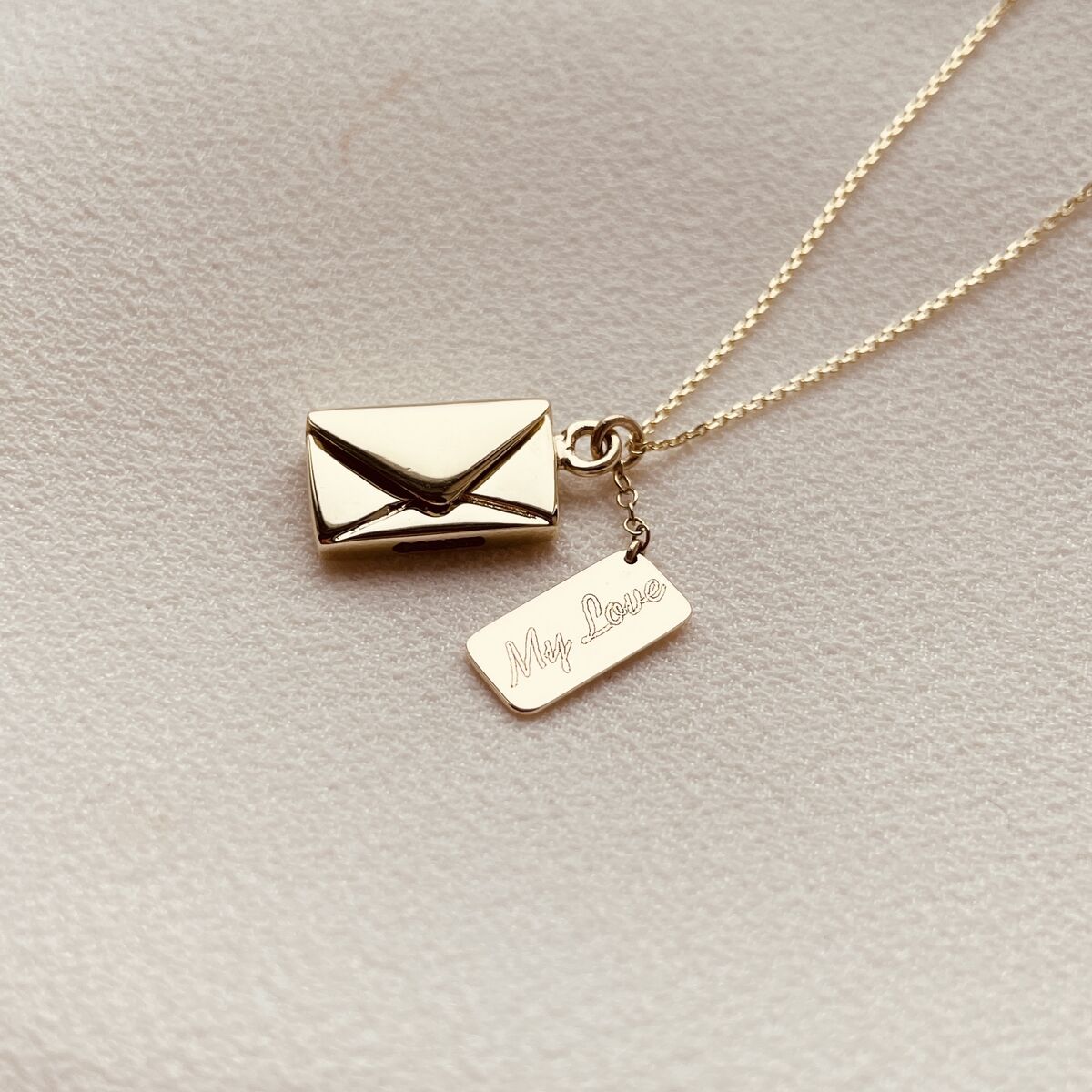Laoise Leahy's Signature Envelope necklaces Laoise Leahy's Signature Envelope necklaces