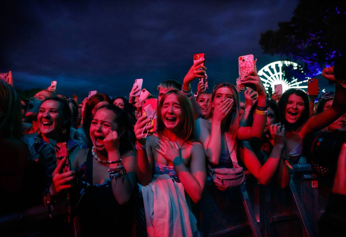 Niall Horan fans go wild as he performs at Electric Picnic, Stradbally, Co. Laois. Picture: Alan Betson/The Irish Times