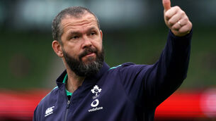 <p>Ireland head coach Andy Farrell saw his side open their Six Nations title defence with a convincing win over France (Brian Lawless/PA)</p>