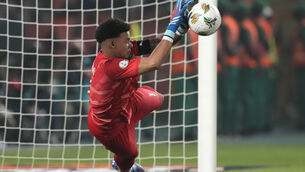 <p>Ronwen Williams was the South Africa hero (Themba Hadebe/AP)</p>