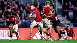 <p>AMBITION: Munster's Shane Daly makes a break. Pic: ©INPHO/Ben Brady</p>