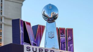 <p>TV GUIDE: Super Bowl LVIII, Six Nations Rugby and Allianz Hurling League: your sport on TV this week. Pic: Ethan Miller/Getty Images</p>