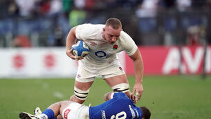 <p>England's Sam Underhill and Italy's Alessandro Garbisi during the Guinness Six Nations match at the Stadio Olimpico in Rome, Italy. Picture: Adam Davy/PA Wire. </p>