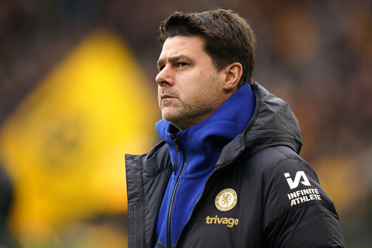 Chelsea manager Mauricio Pochettino. Chelsea manager Mauricio Pochettino.