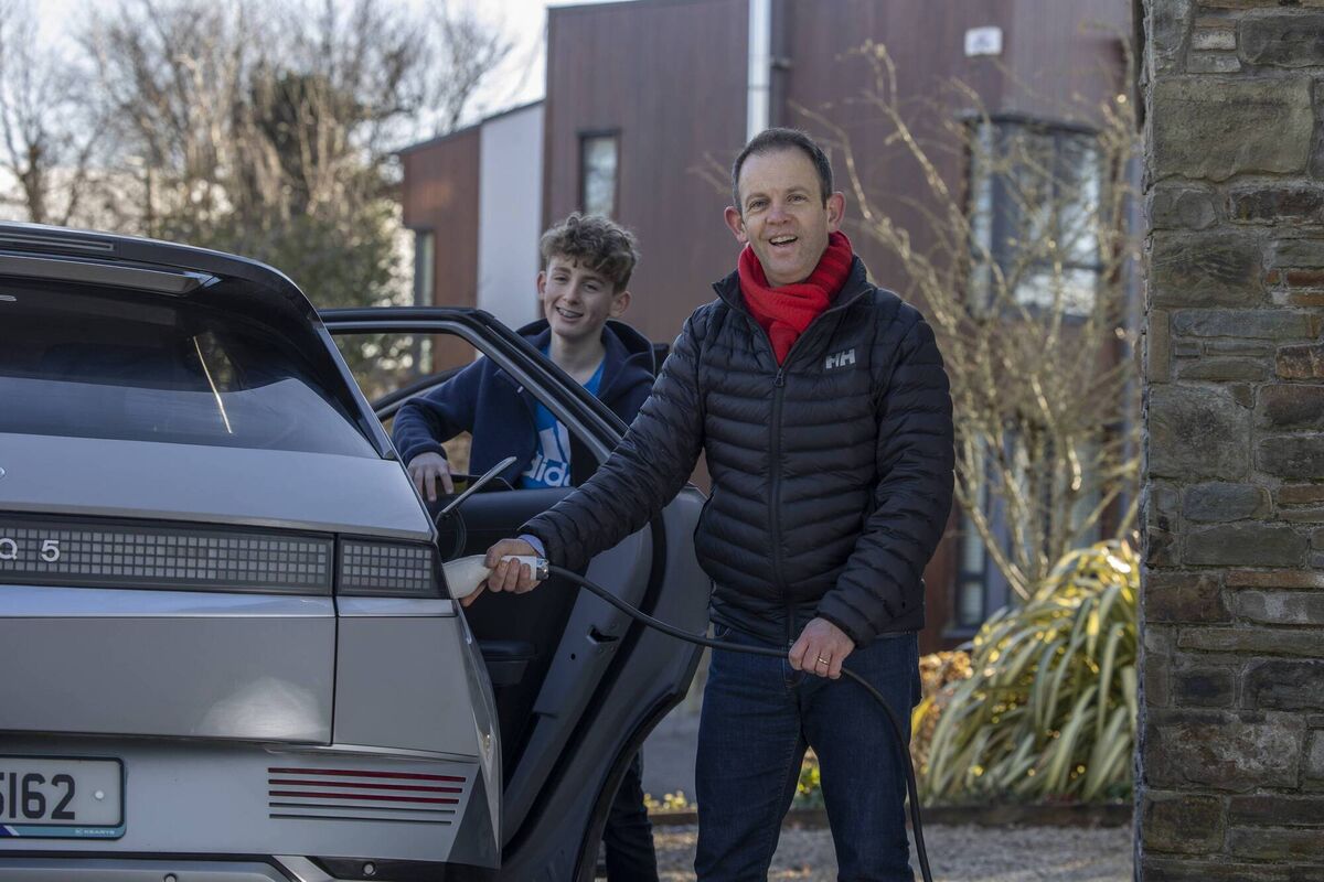 Charging at home is easy and fast, Cian says.