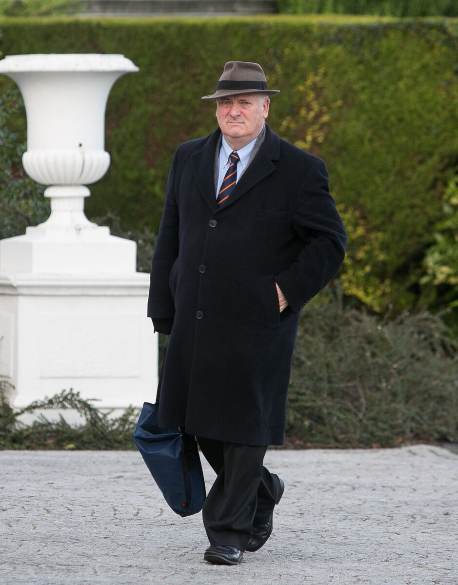 John Bruton arriving at Áras an Uachtaráin in December 2015 for a meeting of the Council of State. Picture: Gareth Chaney/Collins John Bruton arriving at Áras an Uachtaráin in December 2015 for a meeting of the Council of State. Picture: Gareth Chaney/Collins