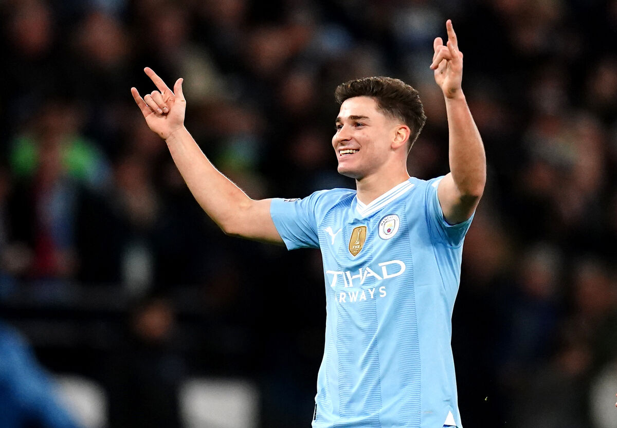 Julián Álvarez has stepped up in the absence of the league’s most lethal No 9 to ensure City’s performance levels do not drop.