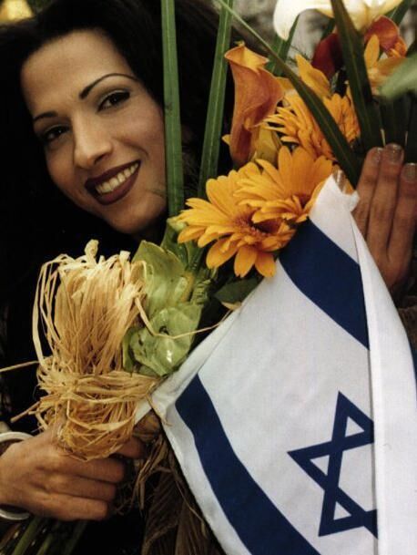 Dana International of Israel won the 1998 Eurovision Song Contest, one of its four victories in the event. 