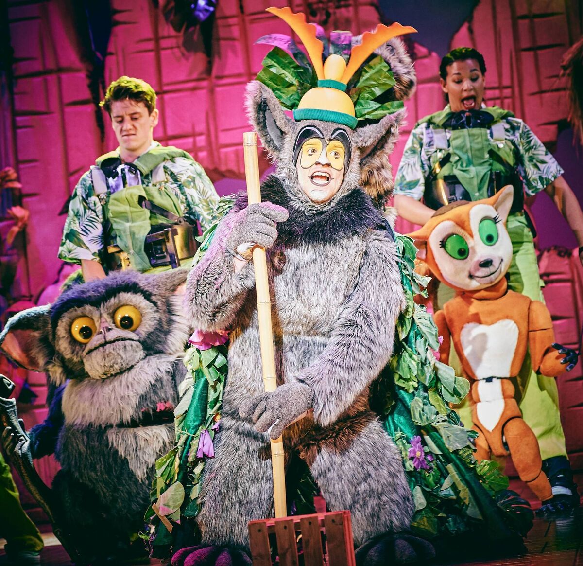 Madagascar the Musical:  Alex the lion is the king of the urban jungle, the main attraction at New York’s Central Park Zoo. He and his best friends – Marty the zebra, Melman the giraffe and Gloria the hippo – have spent their whole lives in blissful captivity before an admiring public and with regular meals provided for them. Not content to leave well enough alone, Marty lets his curiosity get the better of him and makes his escape – with the help of some penguins – to explore the world. Picture: Mark Dawson