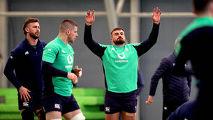 <p>IMPROVEMENTS MADE: Caelan Doris and Ronan Kelleher. Pic: Ryan Byrne, Inpho</p>