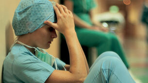 <p>Some exhausted non-consultant hospital doctors have to nap in a room with broken windows during winter, according to the report. Picture: Stockbyte</p>