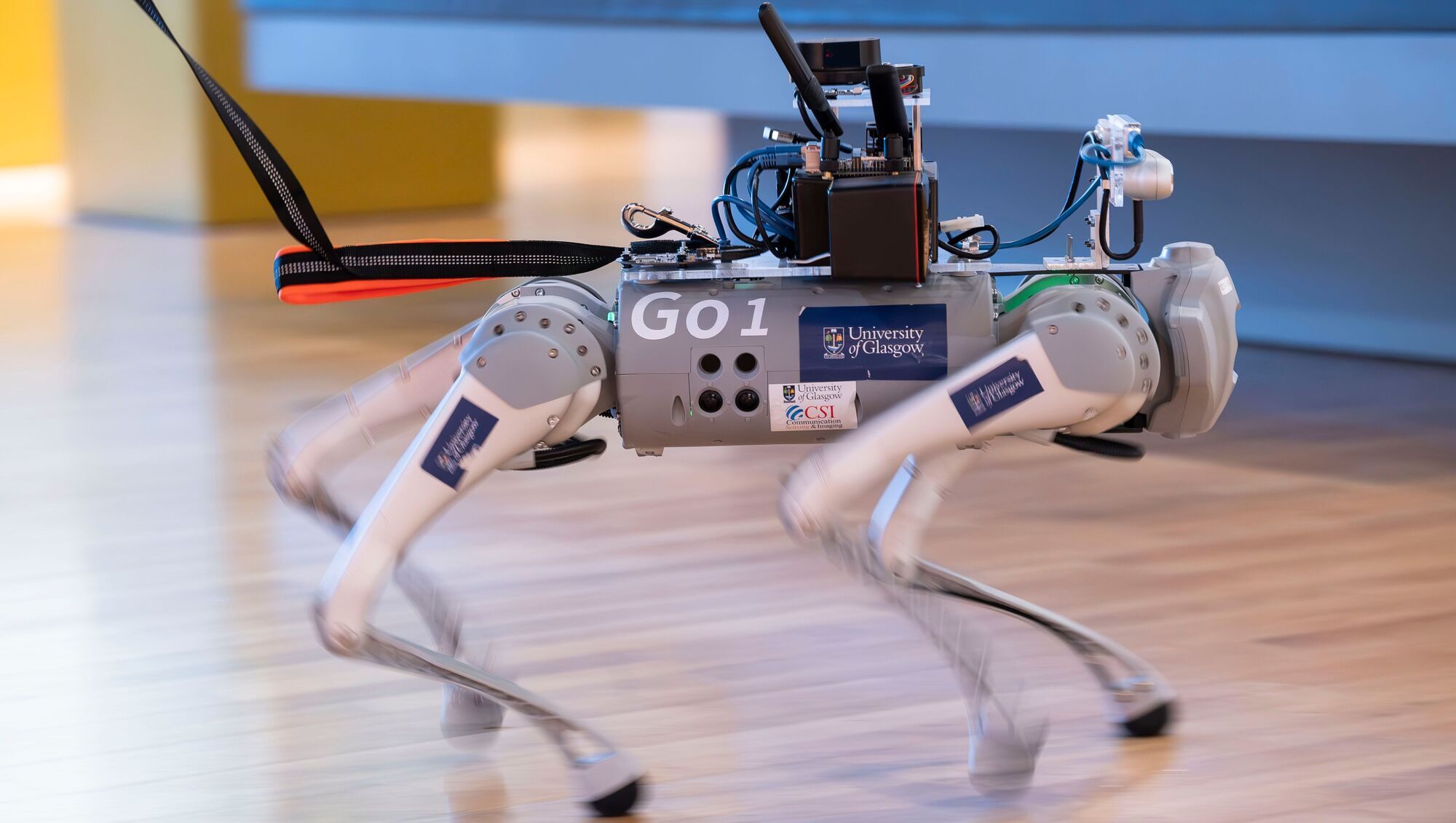 Zoo Guide Robot AI-powered robot guide dogs developed for visually impaired