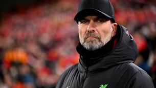 <p>Jurgen Klopp, manager of Liverpool before the Carabao Cup Semi-Final First Leg match between Liverpool and Fulham at Anfield on January 10, 2024, in Liverpool, England. (Photo by Andrew Powell/Liverpool FC via Getty Images)</p>