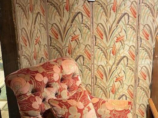 Fabric folding panel, Liberty London.