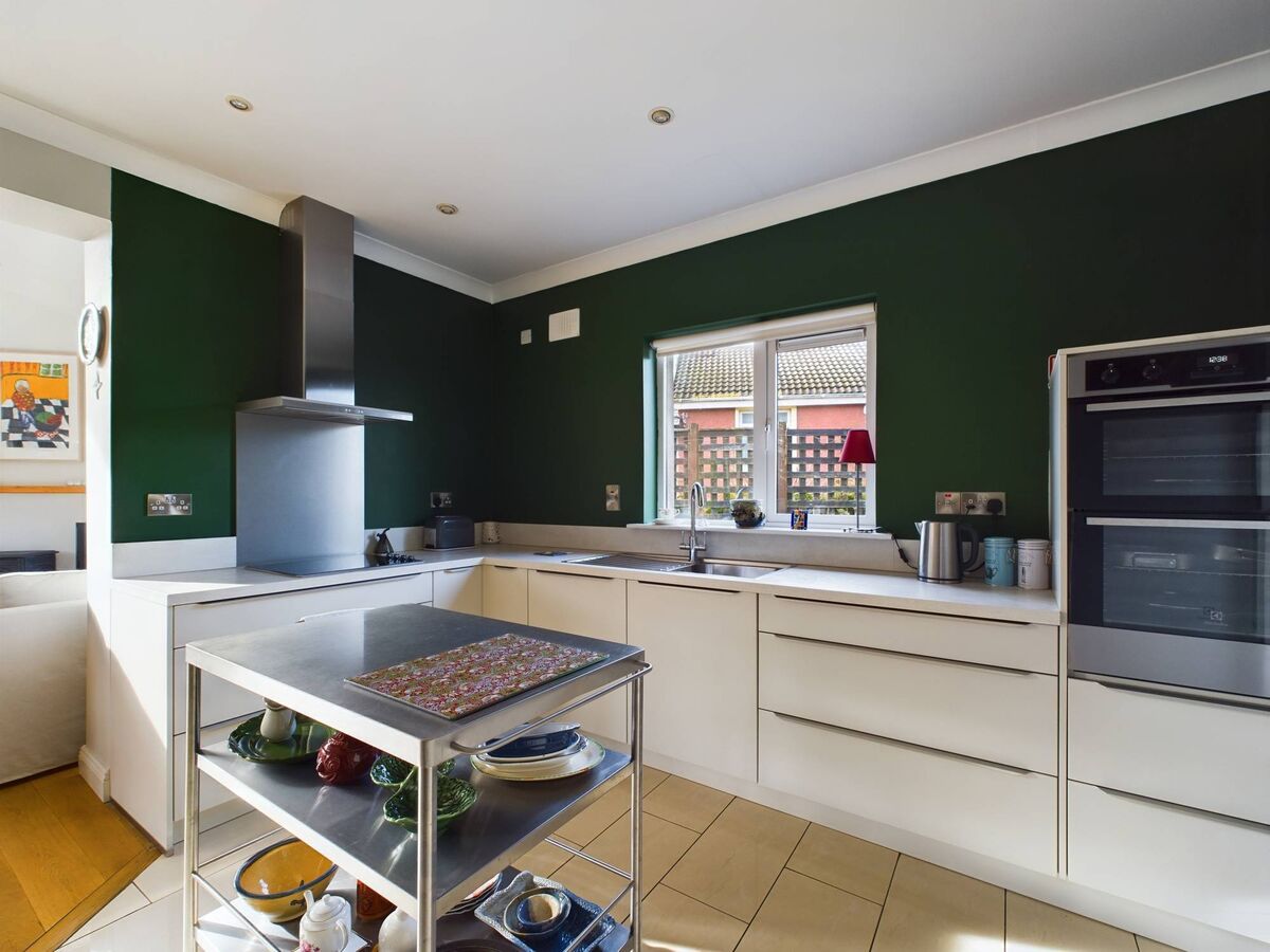 Contemporary kitchen at No 10